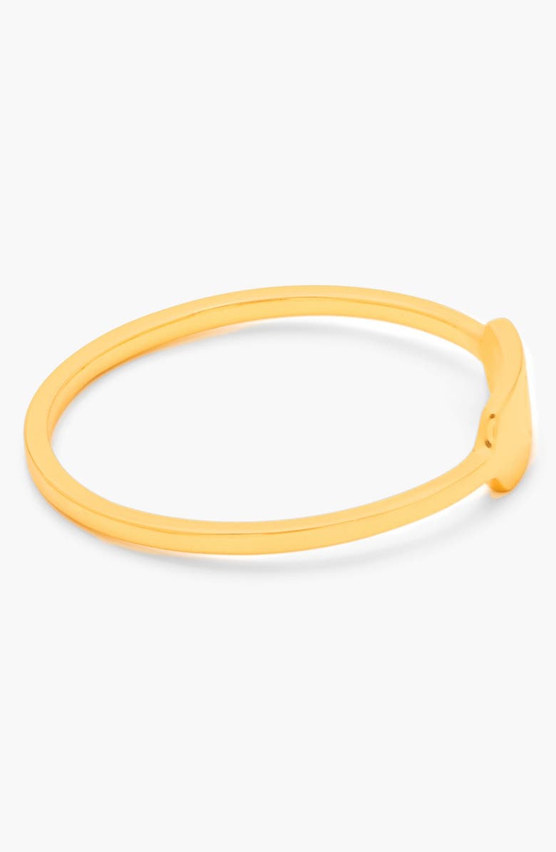 gorjana 'Letterpress' Initial Ring, Alternate, color,