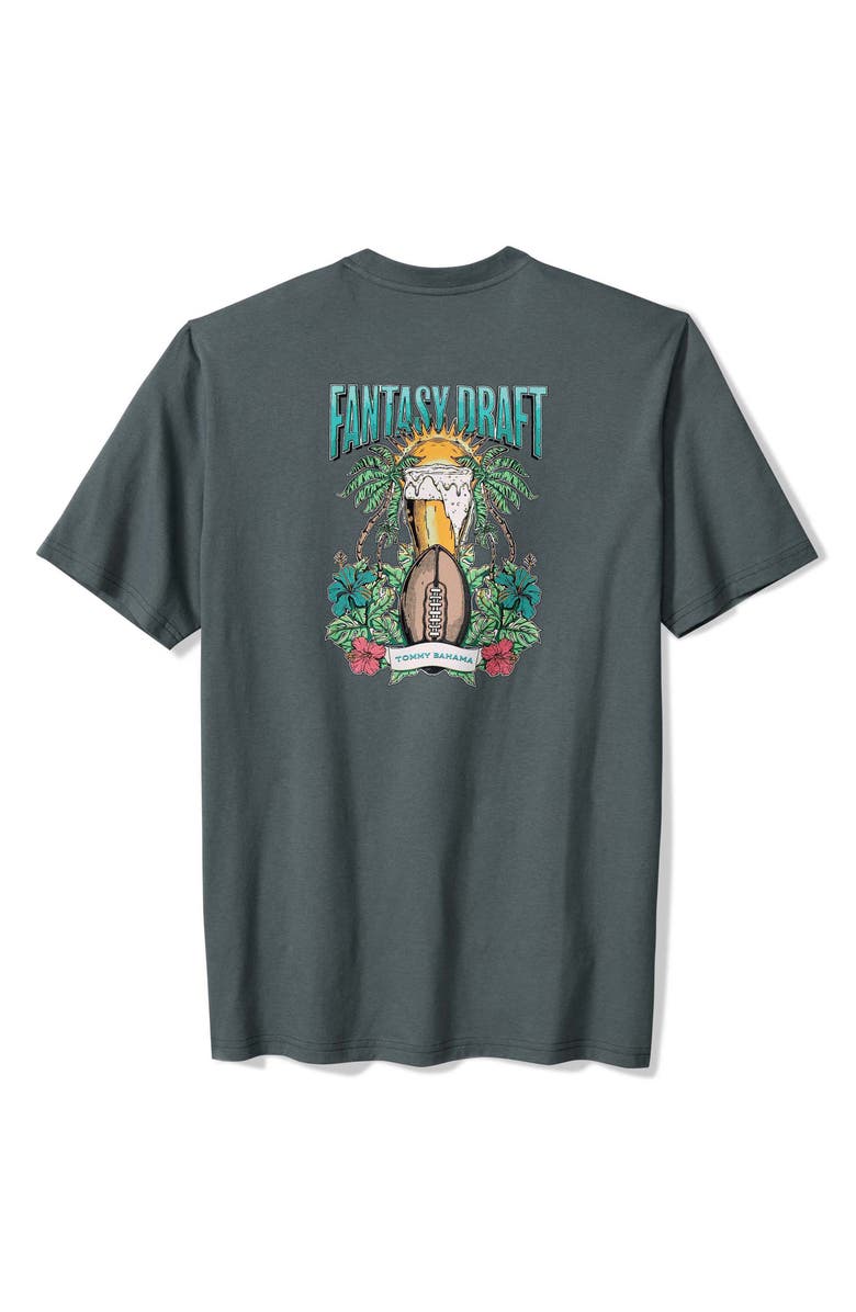 Tommy Bahama Fantasy Draft Cotton Graphic T-Shirt, Alternate, color, Turbulence