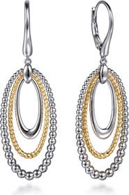Gabriel & Co. Layered Link Drop Earrings
