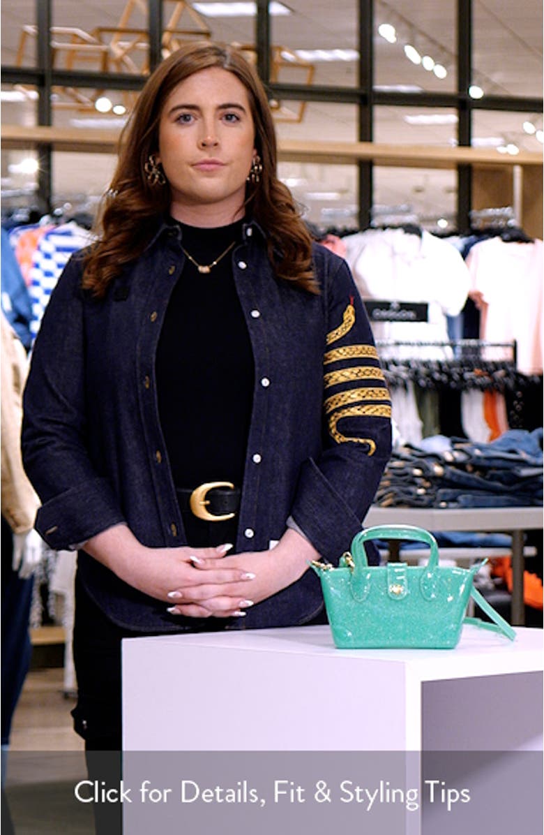 Jelly Pouchette Clear Crossbody Bag, sales video thumbnail