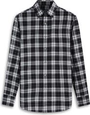 Bugatchi Julian Shaped Fit Plaid Cotton Button-Up Shirt