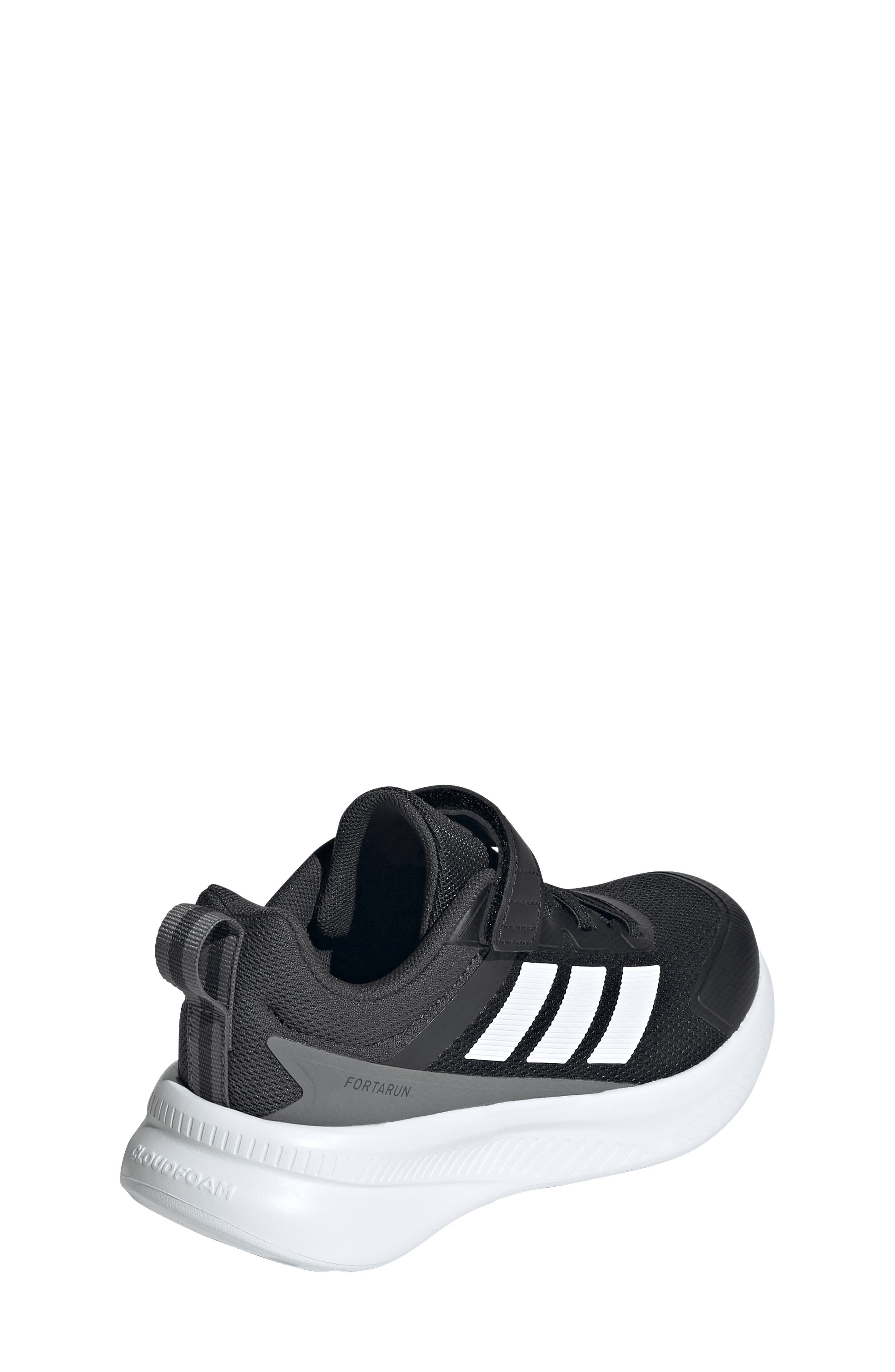 adidas Kids' Fortarun 3.0 Running Shoe, Alternate, color, Core Black/ White/ Carbon