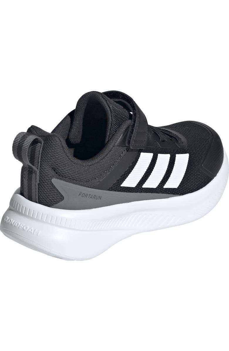 adidas Kids' Fortarun 3.0 Running Shoe, Alternate, color, Core Black/ White/ Carbon