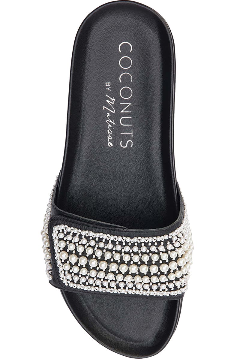 Coconuts by Matisse Reese Slide Sandal, Alternate, color, Black