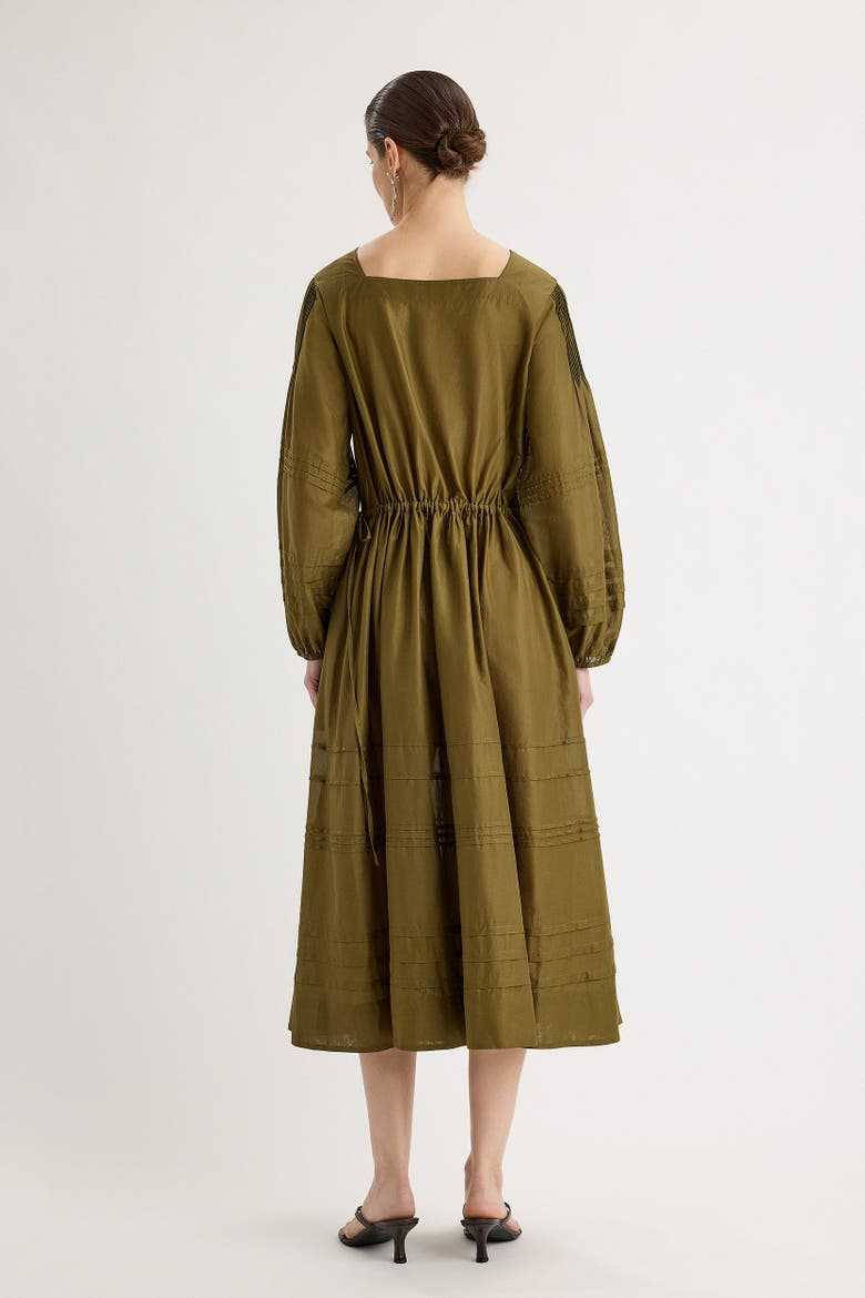 Leonora Dress, Alternate, color, Olive
