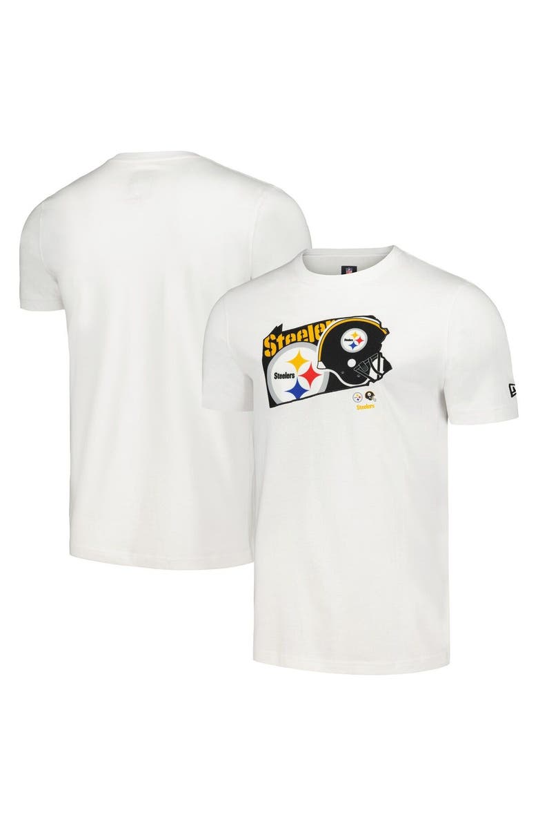New Era Men's New Era White Pittsburgh Steelers Gameday State T-Shirt, Main, color, White