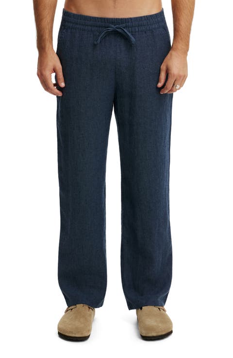 Men's Baggy Linen Pant