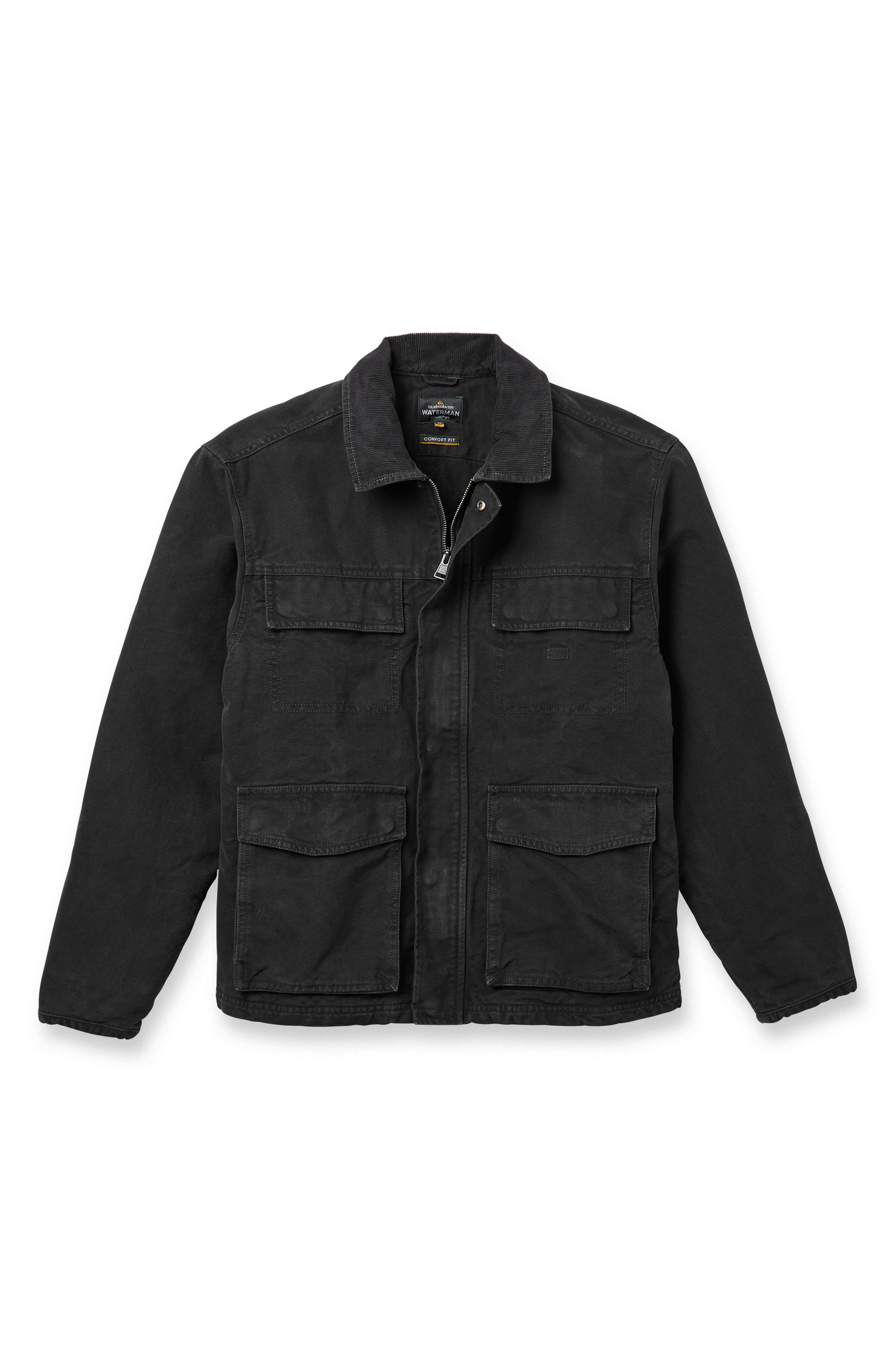 Quiksilver Waterman Refugio Cotton Canvas Jacket (Men) | Nordstrom