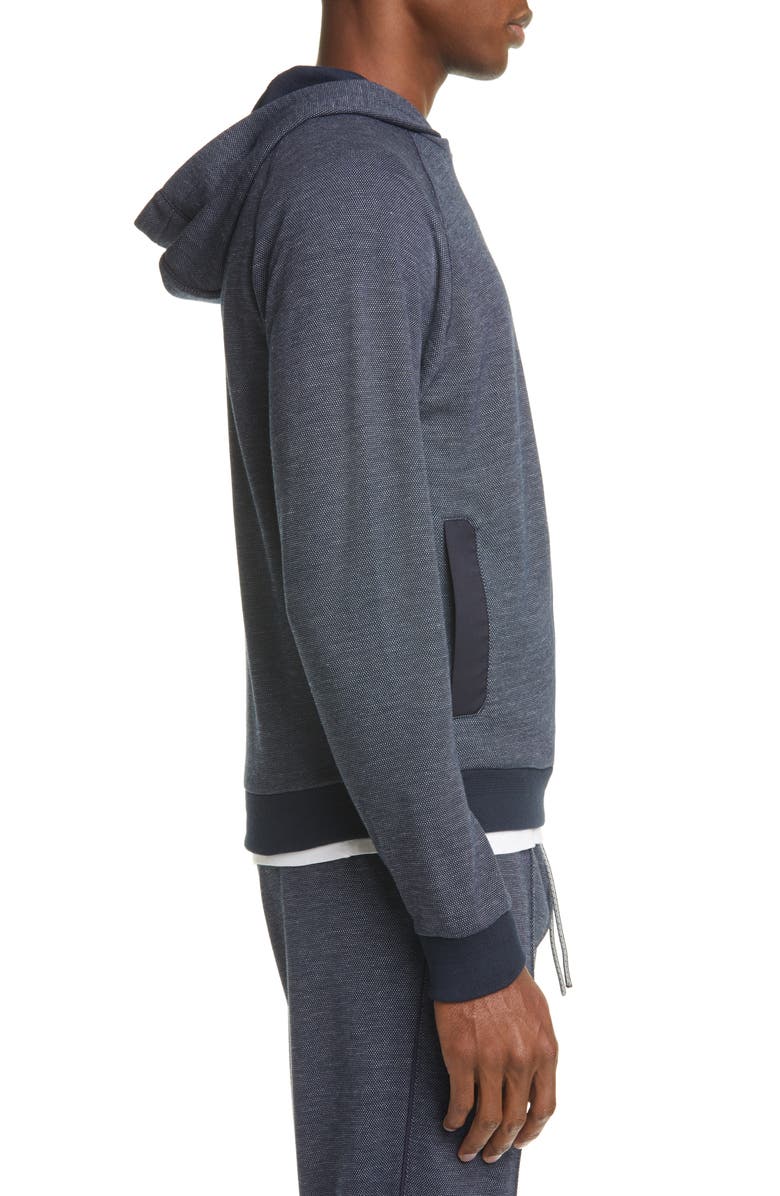 Z Zegna Cotton Blend Hoodie, Alternate, color, 