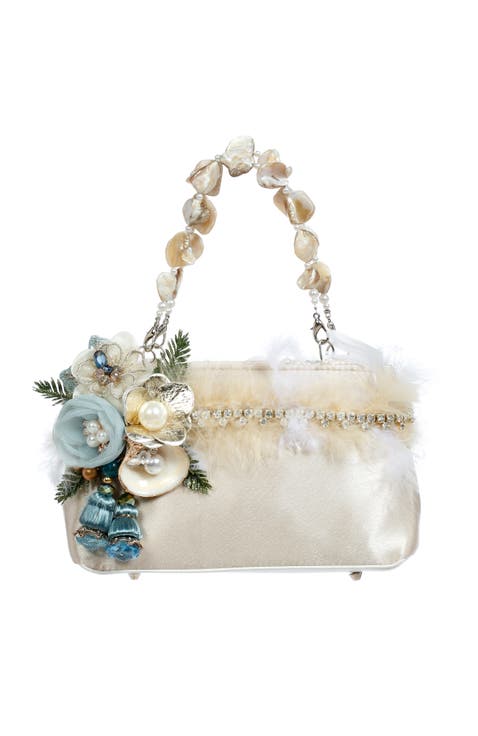 Ivory Bag with Handle Ornament