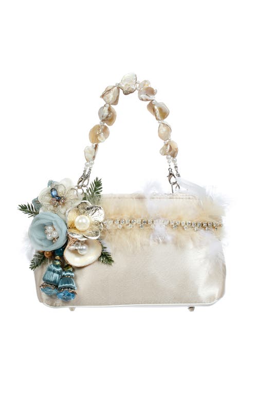 Mark Roberts Ivory Bag With Handle Ornament In White