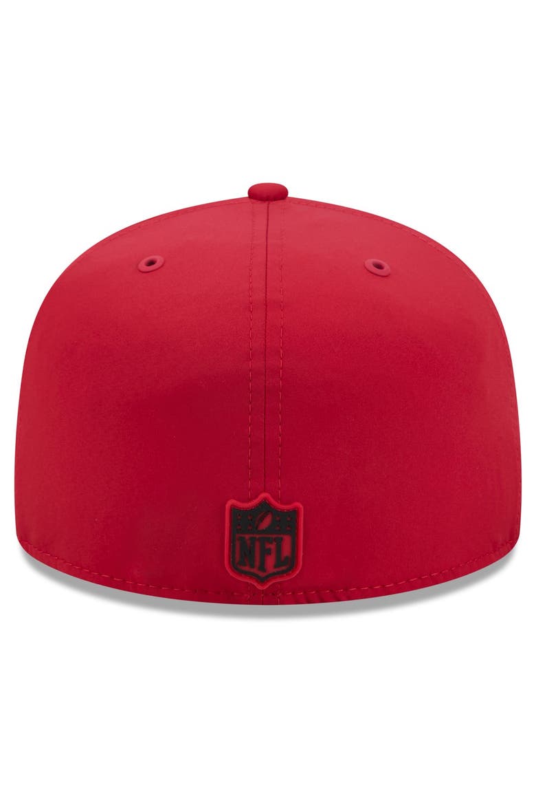 Men's New Era Scarlet San Francisco 49ers 2026 Sideline 59FIFTY Fitted Hat, Alternate, color, Scarlet