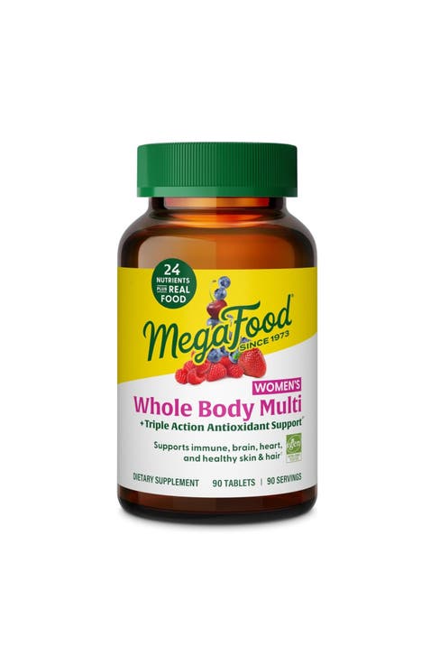 Whole Body Multivitamin For Women with Magnesium Glycinate, Biotin, Vegetarian, 90 Tablets