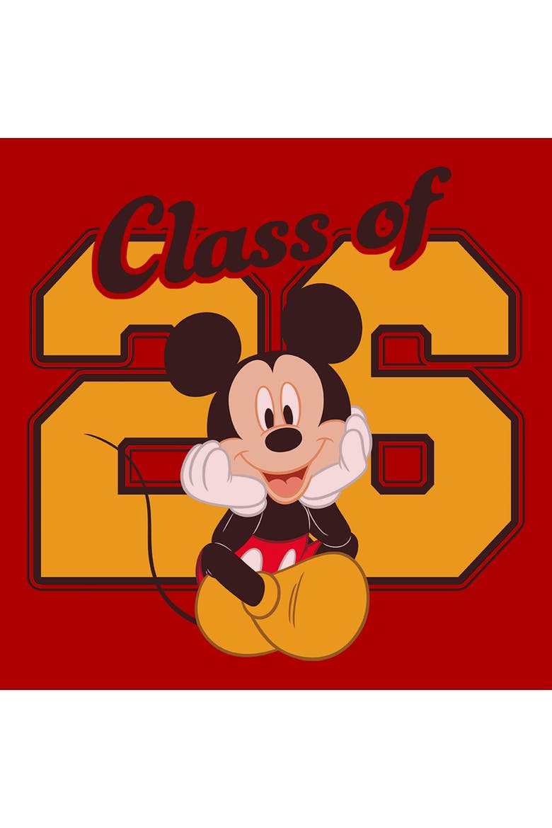 Men's Mickey & Friends Class of 26 Pose  Graphic T-Shirt, Alternate, color, Red