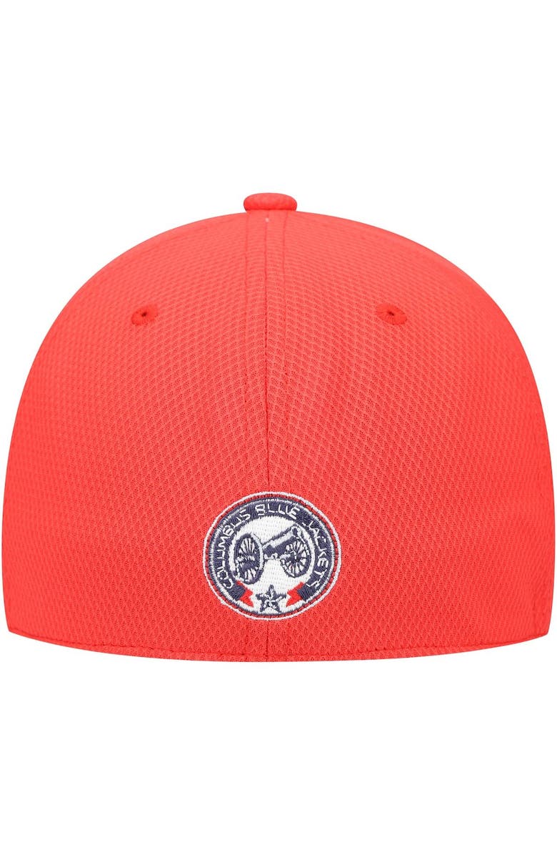 adidas Men's adidas Red Columbus Blue Jackets Locker Room Coach Flex Hat, Alternate, color,