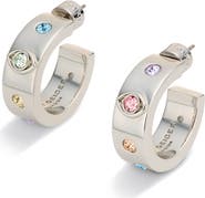 Kurt Geiger London Evil Eye Chunky Hoop Earrings