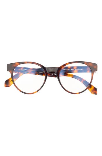 Off-white 52mm Round Optical Glasses