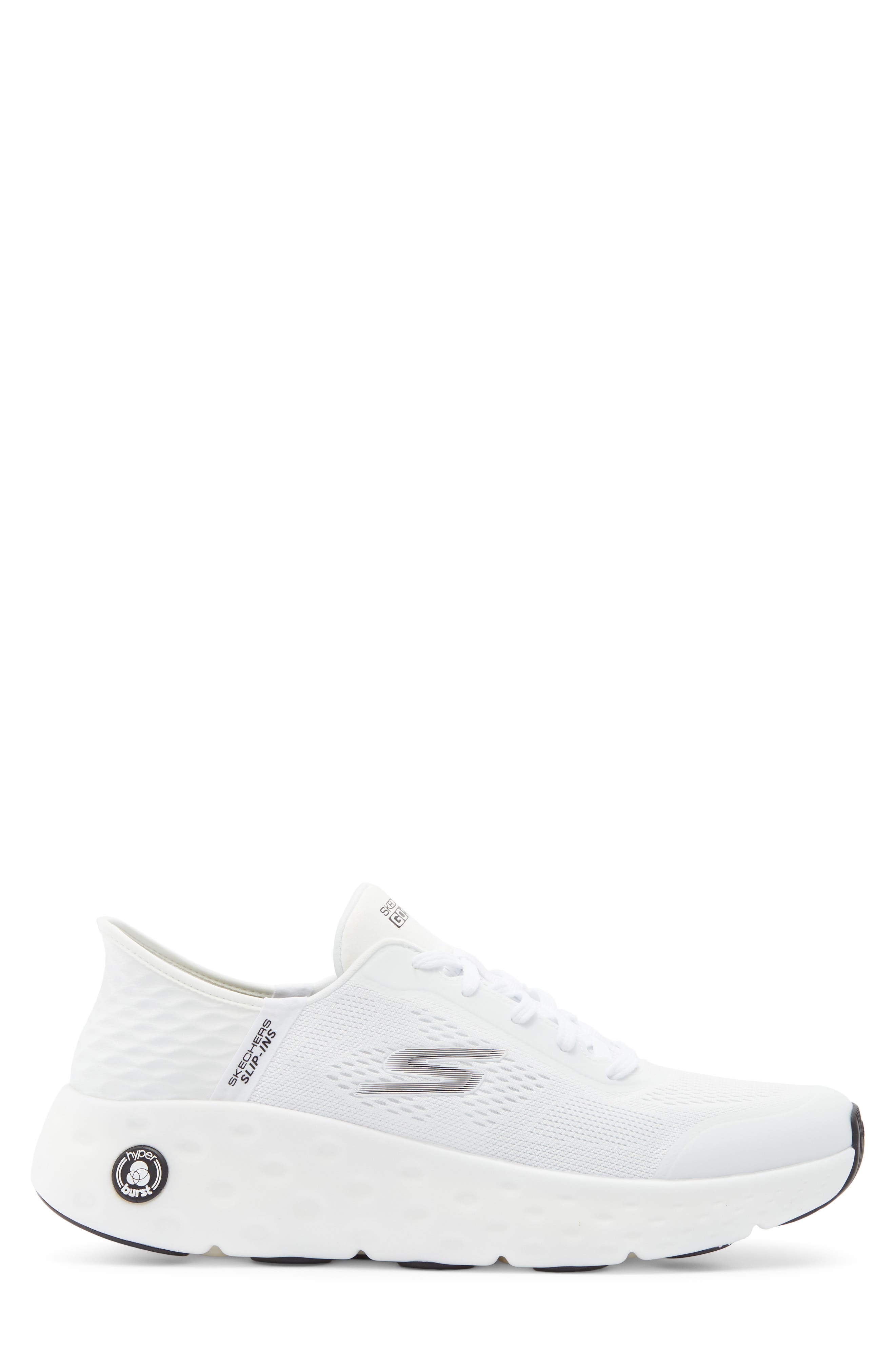 SKECHERS Max Cushion Slip-Ins Sneaker, Alternate, color, White/ Black