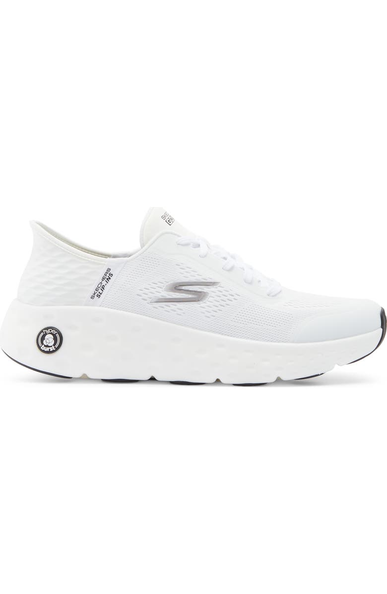 SKECHERS Max Cushion Slip-Ins Sneaker, Alternate, color, White/ Black