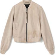AllSaints Orten Suede Bomber Jacket