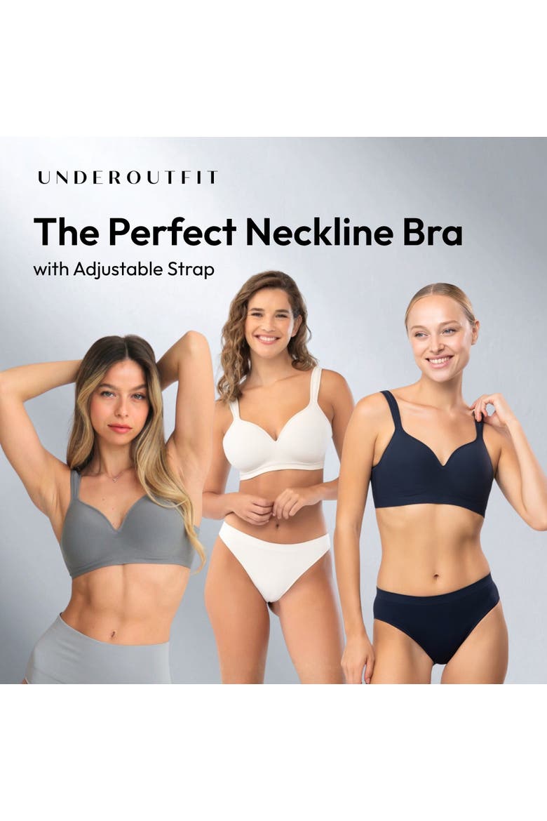 The Perfect Neckline Bra, Alternate, color, Quiet Shade