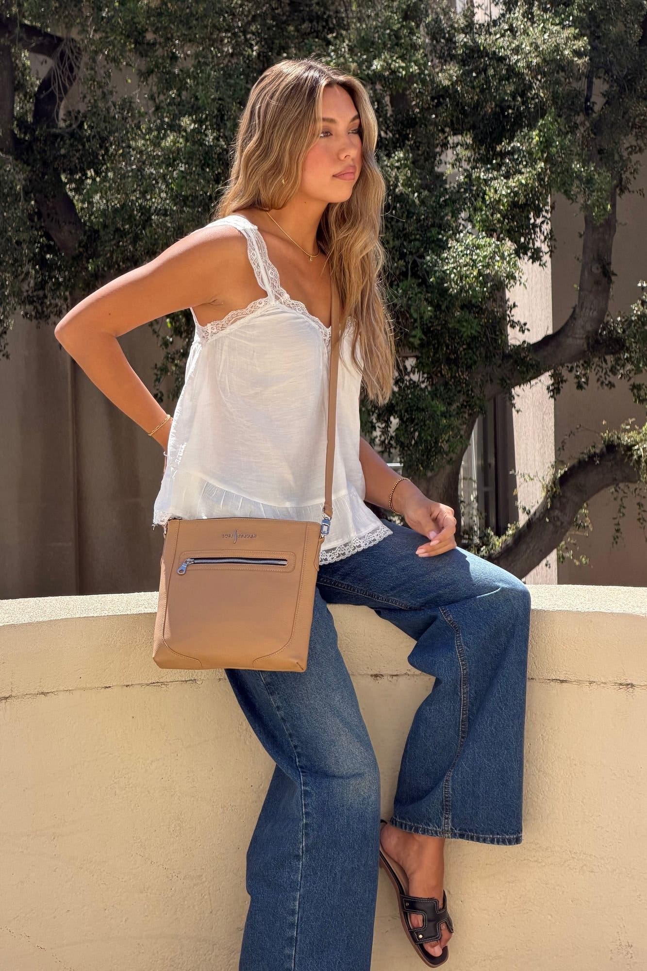 Sienna Crossbody, Alternate, color, Sand
