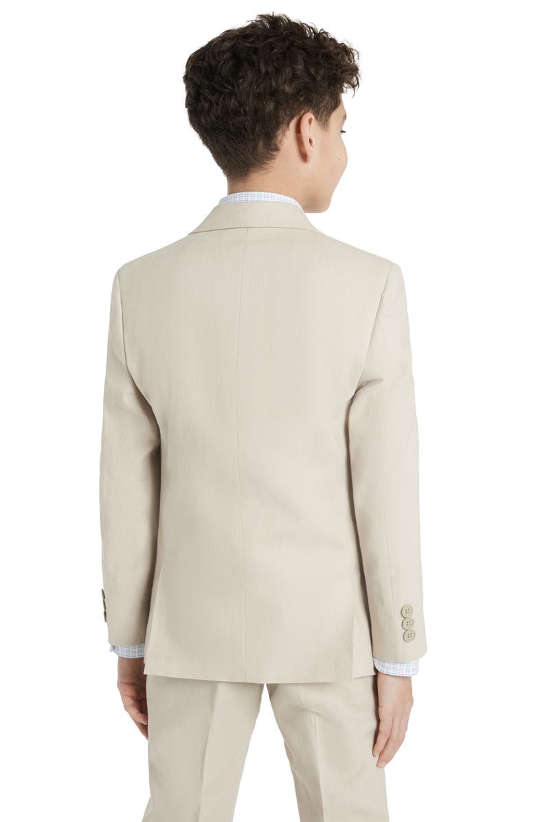 Tallia Kids' Linen Blend Sport Coat, Alternate, color, Beige