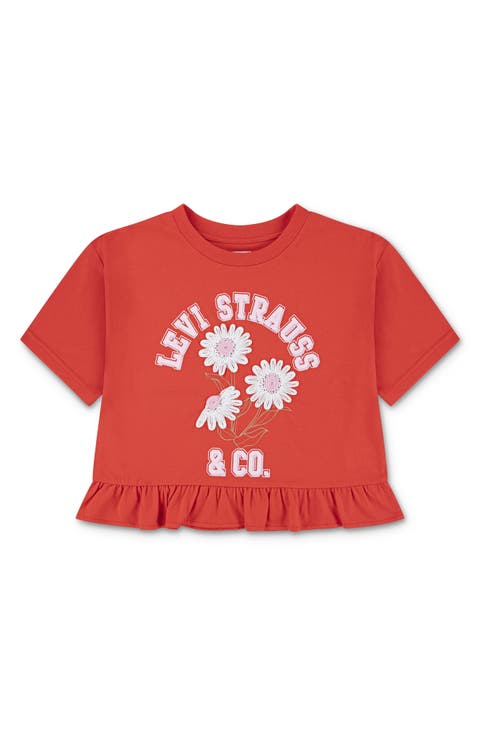 Kids' Peplum Graphic T-Shirt (Big Kid)