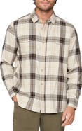 PAIGE Everett Plaid Flannel Button-Up Shirt