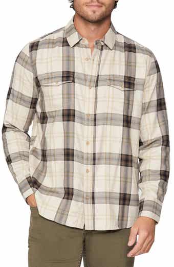 PAIGE Everett Plaid Flannel Button-Up Shirt