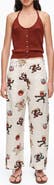 Bimba y Lola Samba Barrel Trousers With Decorative Stitching