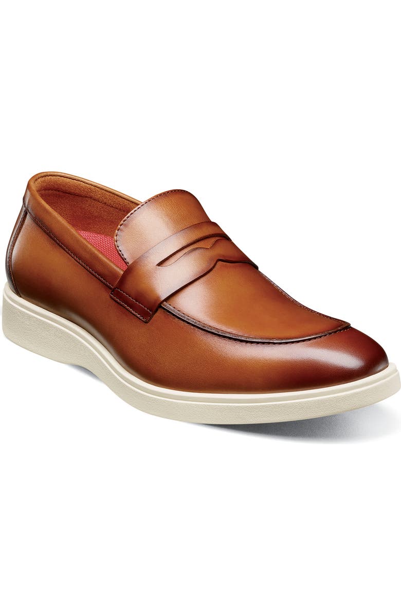 Stacy Adams Spencer Penny Loafer, Main, color, Tan