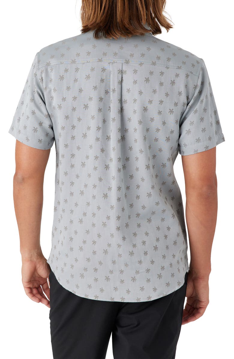 O'Neill Quiver Stretch Short Sleeve Button-Up Shirt, Alternate, color,