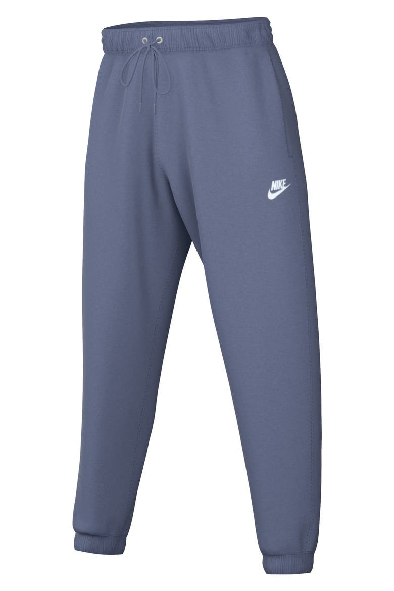 Men's Club Brushed Fleece Sweatpants, Alternate, color, WORLD INDIGO/ WHITE