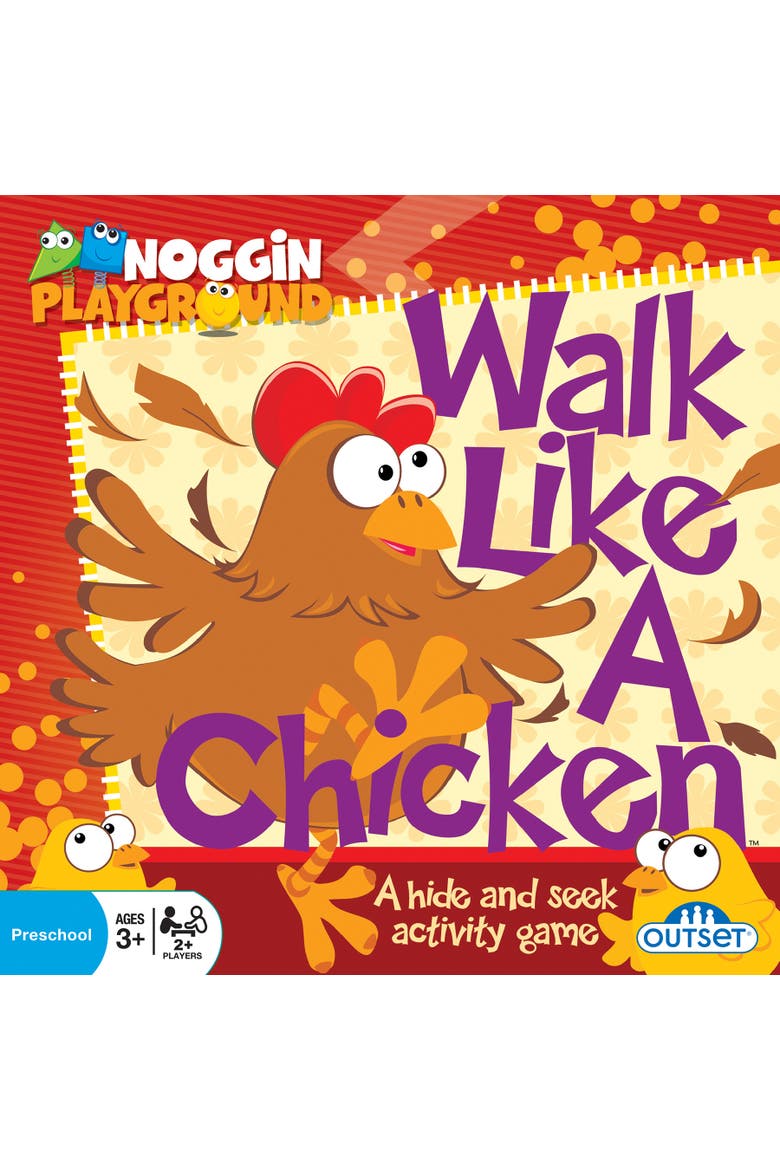Walk Like A Chicken No Reading Required Hide & Seek Roleplaying Activity Game, Alternate, color, Multicolored