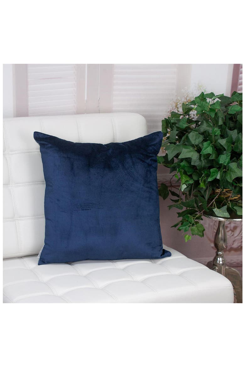 Nerine Throw Pillow, Alternate, color, BLUE/ NAVY