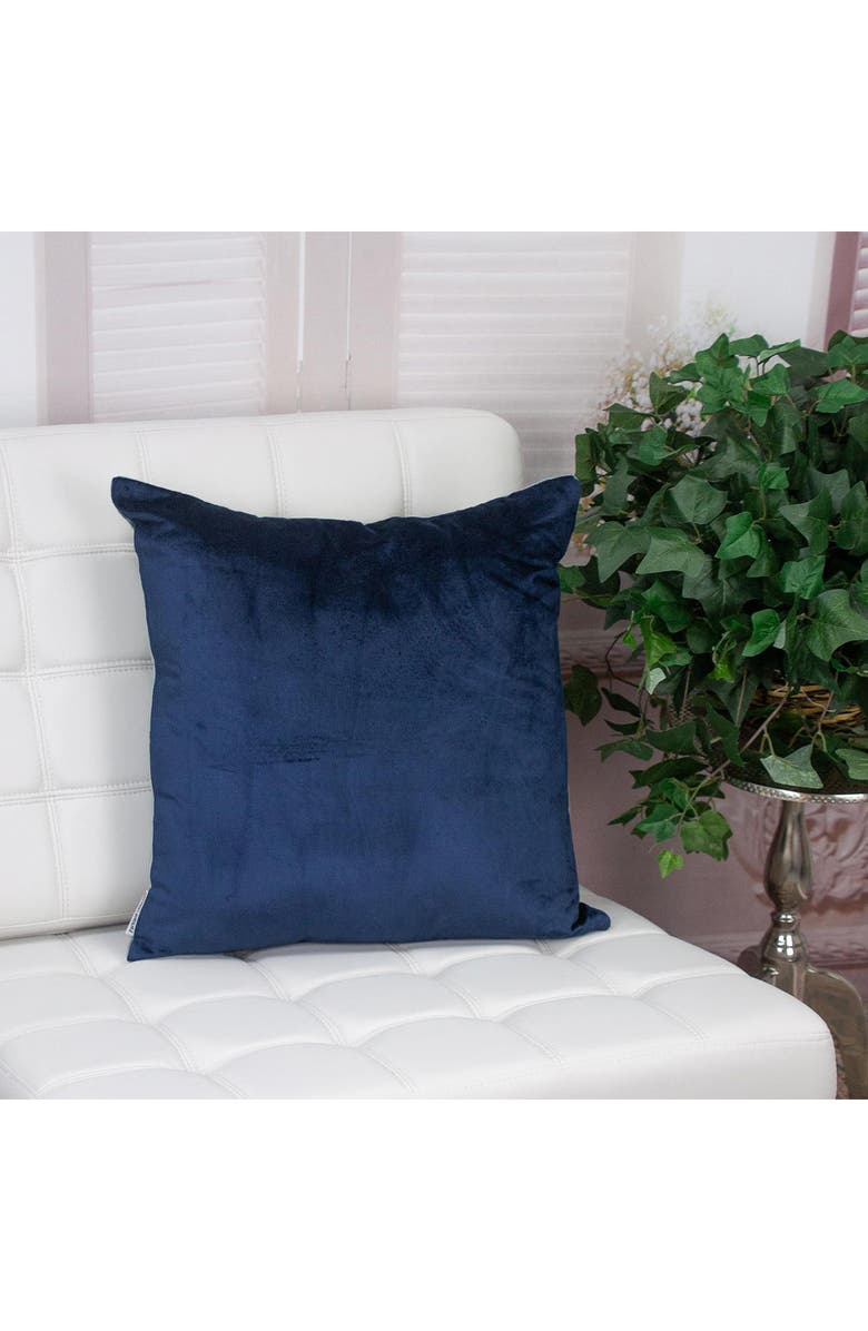 PARKLAND COLLECTION Nerine Throw Pillow, Alternate, color, Blue/ Navy
