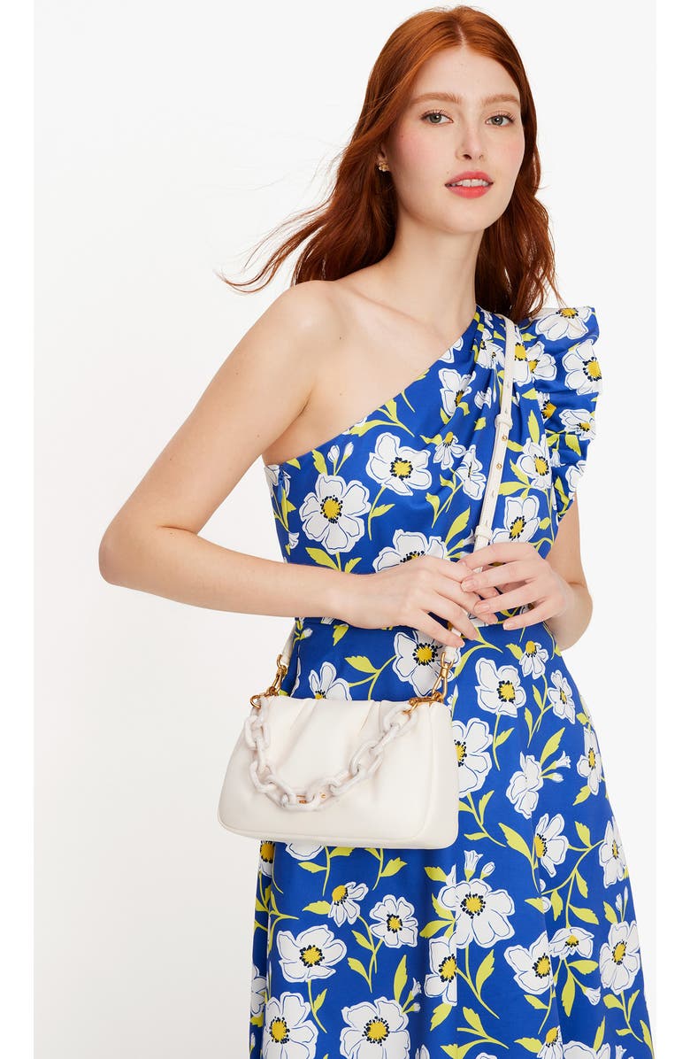 Kate Spade New York souffle smooth leather crossbody, Alternate, color, Cream