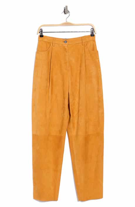 Suede Pants