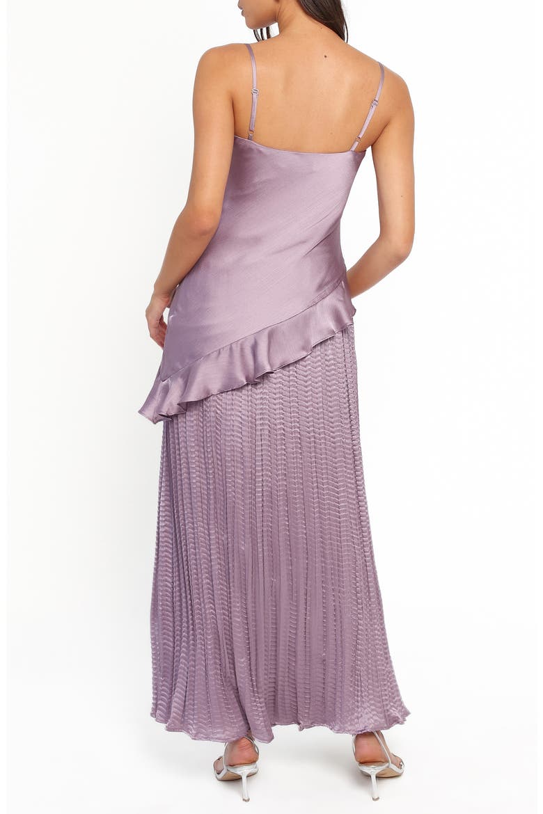 Delvine Asymmetrical Skirt Set, Alternate, color, LILAC