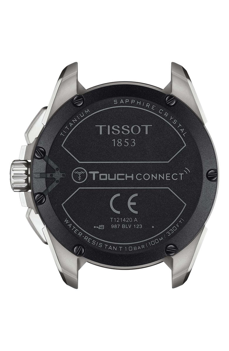 Tissot T-Touch Connect Solar Smart Textile Strap Watch, 47.5mm, Alternate, color,
