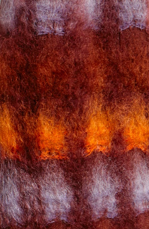 Susmie's Wool & Mohair Fringe Scarf In Multi