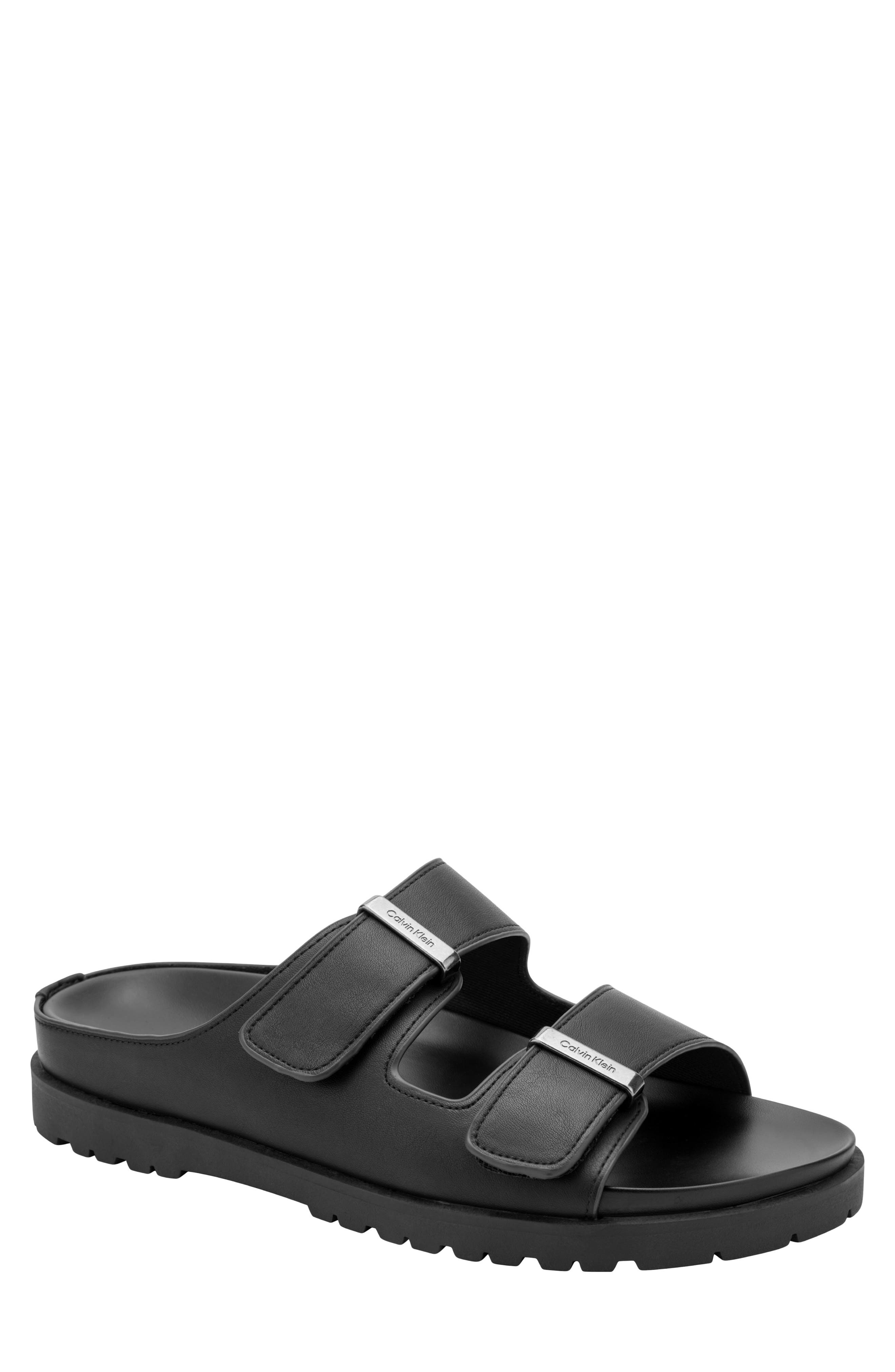 Ronee Faux Leather Slide Sandal