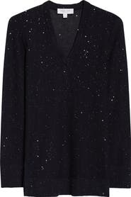 Michael Kors Collection Sequin Linen 
Cotton Sweater