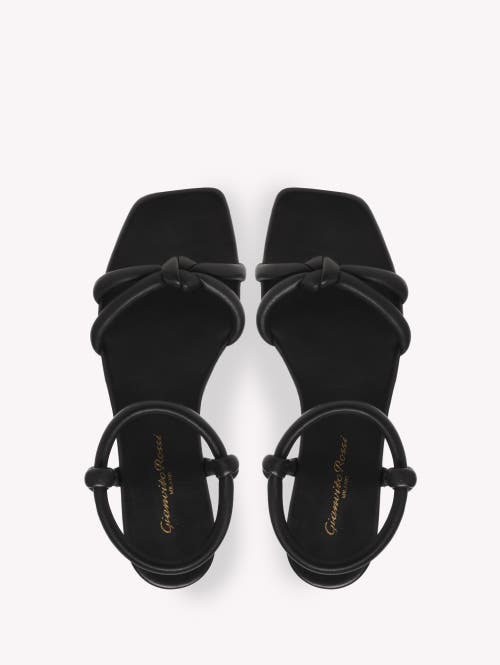 Gianvito Rossi Juno Leather Sandals In Black