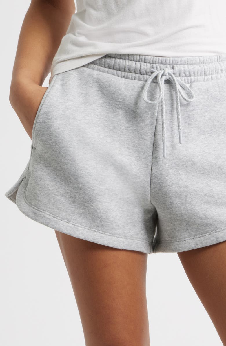 BP. Mini Sweat Shorts, Alternate, color, Grey Soft Heather