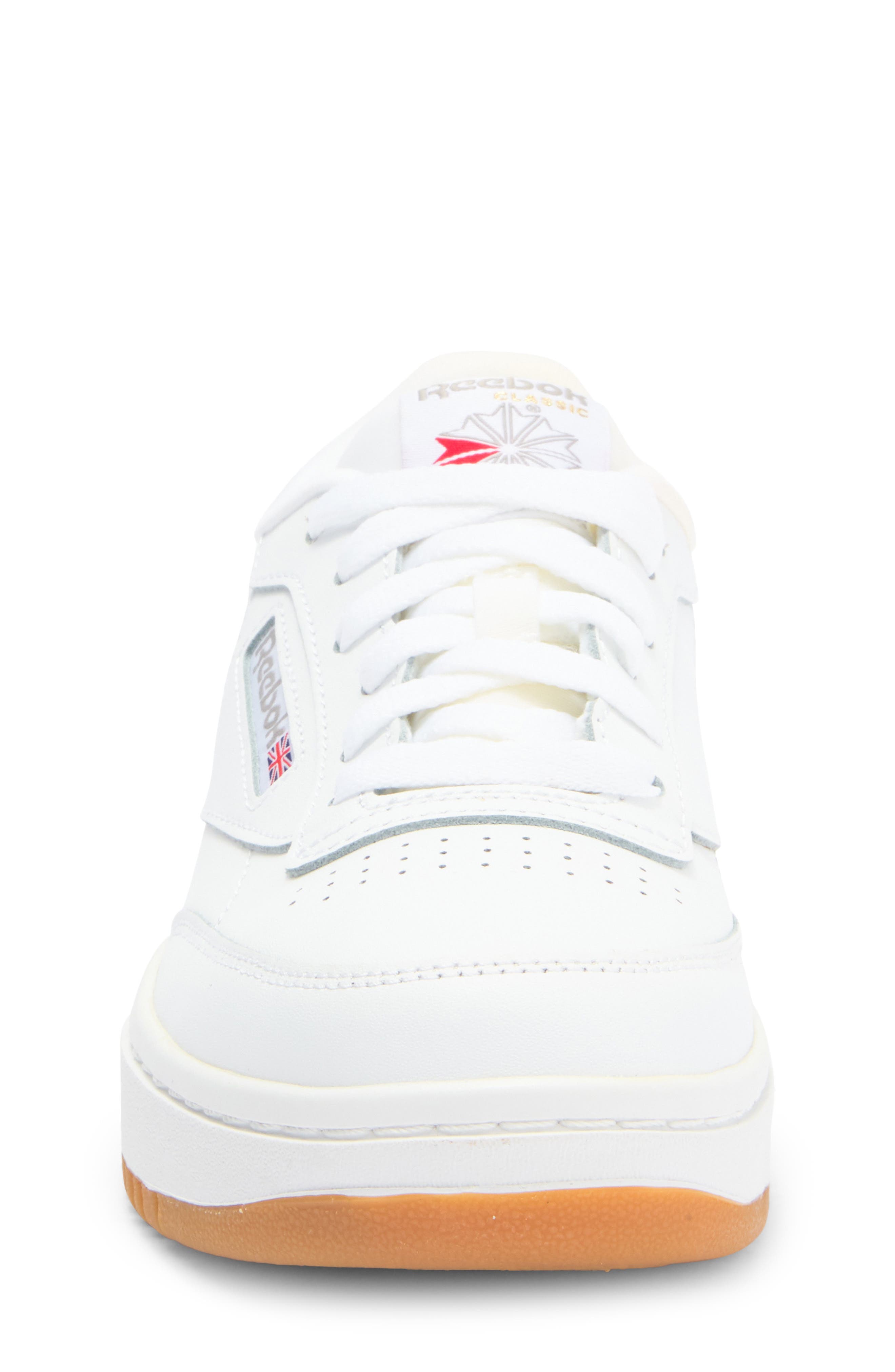 Reebok Kids' Club C Double Platform Sneaker, Alternate, color, White/ White/ White