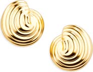 Missoma Spiral Dome Oversize Stud Earrings