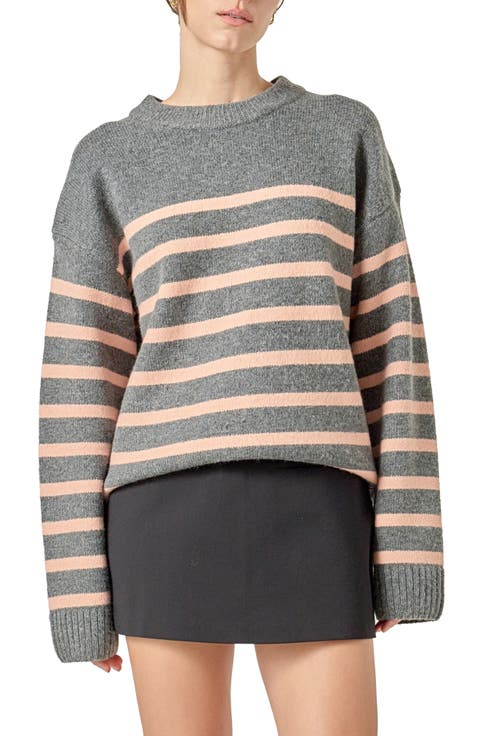 Stripe Crewneck Sweater