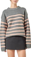 English Factory Stripe Crewneck Sweater